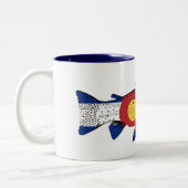 Fish Colorado Tweekleurige Koffiemok (Links)