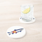 Fish Colorado Zandsteen Onderzetter (Zijkant)