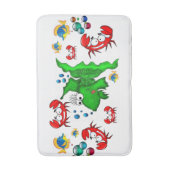 Fish Crab Beach House Badkamer Badmat (Voorkant Verticaal)