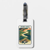 Fish Creek Oregon Kleuren Bagagelabel (Achterkant verticaal)