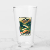 Fish Creek Oregon Kleuren Glas (Voorkant)