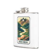 Fish Creek Oregon Kleuren Heupfles (Links)