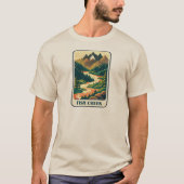 Fish Creek Oregon Kleuren T-shirt (Voorkant)
