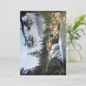 Fish Creek Waterfall - Sierra Feestdagenkaart (Staand voorkant)