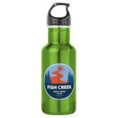 Fish Creek Wild en Schilderachtig River Oregon Waterfles (Voorkant)