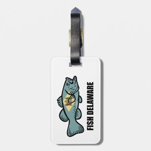 Fish Delaware Bagagelabel (Achterkant verticaal)