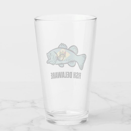 Fish Delaware Glas (Achterkant)