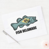 Fish Delaware Rechthoekige Sticker (Envelop)