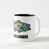 Fish Delaware Tweekleurige Koffiemok (Voorkant rechts)