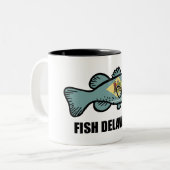 Fish Delaware Tweekleurige Koffiemok (Voorkant links)