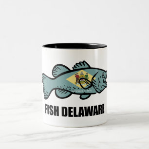 Fish Delaware Tweekleurige Koffiemok
