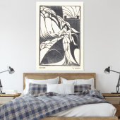 Fish Design for a Ceramic Plate  Canvas Afdruk (Insitu (Slaapkamer))