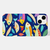 Fish Design iPhone Case (Achterkant (horizontaal))