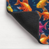 fish design mousepad muismat (Hoek)