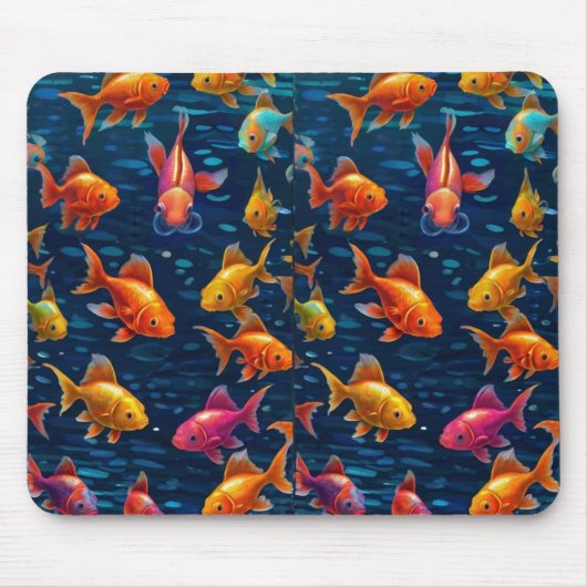 fish design mousepad muismat (Voorkant)