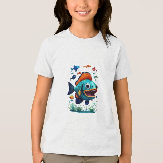 Fish Design T-shirt (Voorkant)