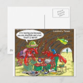 Fish Divorce Funny Cartoon Gifts T - shirts Collec Briefkaart (Voorkant / Achterkant)