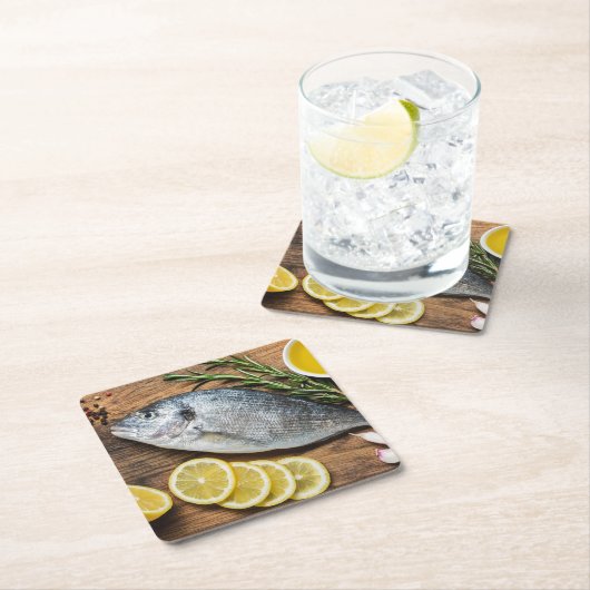 Fish Dorado Kartonnen Onderzetters (Insitu)