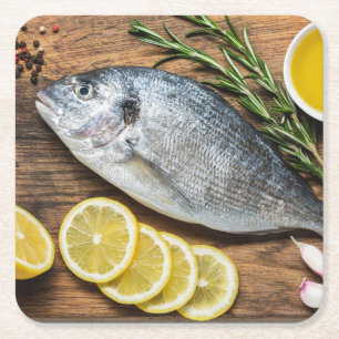 Fish Dorado Kartonnen Onderzetters