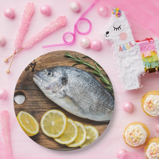 Fish Dorado Papieren Bordje (Feest)