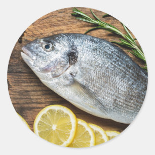 Fish Dorado Ronde Sticker