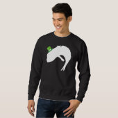 Fish Dragon Leprechaun Irish St Patrick Day Trui (Voorkant volledig)