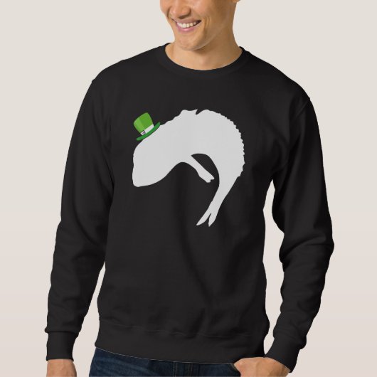 Fish Dragon Leprechaun Irish St Patrick Day Trui (Voorkant)