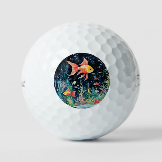 Fish Dreamland, aquariumperfectie, Golfballen (Voorkant)