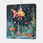 Fish Dreamland, aquariumperfectie, Keramisch Ornament (Links)