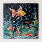 Fish Dreamland, aquariumperfectie, Legpuzzel (Verticaal)
