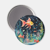 Fish Dreamland, aquariumperfectie, Magneet (Voorkant / Achterkant)