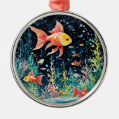 Fish Dreamland, aquariumperfectie, Metalen Ornament (Voorkant)