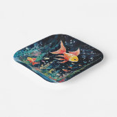 Fish Dreamland, aquariumperfectie, Papieren Bordje (Gebogen)