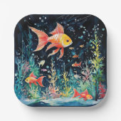 Fish Dreamland, aquariumperfectie, Papieren Bordje (Voorkant)