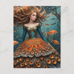 Fish Dress Modes Briefkaart