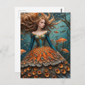 Fish Dress Modes Briefkaart (Voorkant / Achterkant)