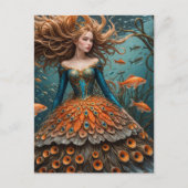 Fish Dress Modes Briefkaart (Voorkant)