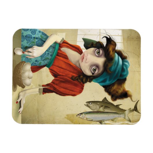 Fish&egg Magneet (Horizontaal)