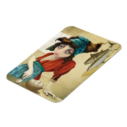 Fish&egg Magneet (Linkerzijde)