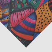 Fish Eye Zen Decoupage Tissuepapier (Detail)