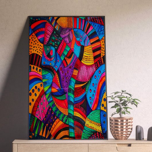 Fish Eye Zen Decoupage Tissuepapier