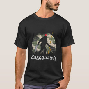 Fish Fisher Visser Grappige Kinder Retro Bass Fish T-shirt