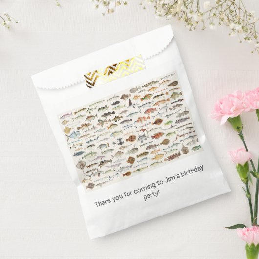 Fish Fishing Bedankzakje (Gezegeld)