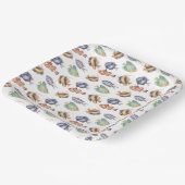 Fish Fishing Paper Plates Papieren Bordje (Gebogen)