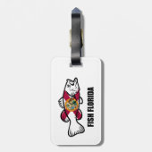 Fish Florida Bagagelabel (Achterkant verticaal)