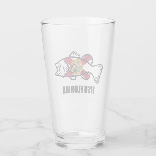 Fish Florida Glas (Achterkant)