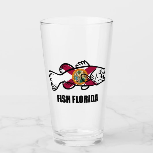 Fish Florida Glas (Voorkant)