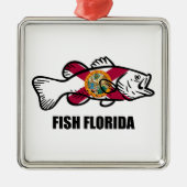 Fish Florida Metalen Ornament (Voorkant)