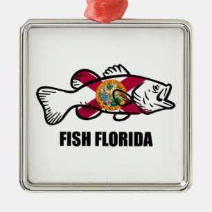 Fish Florida Metalen Ornament