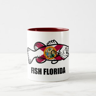 Fish Florida Tweekleurige Koffiemok